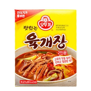 맛있는 즉석 육개장 19g 2입 x12개 1box