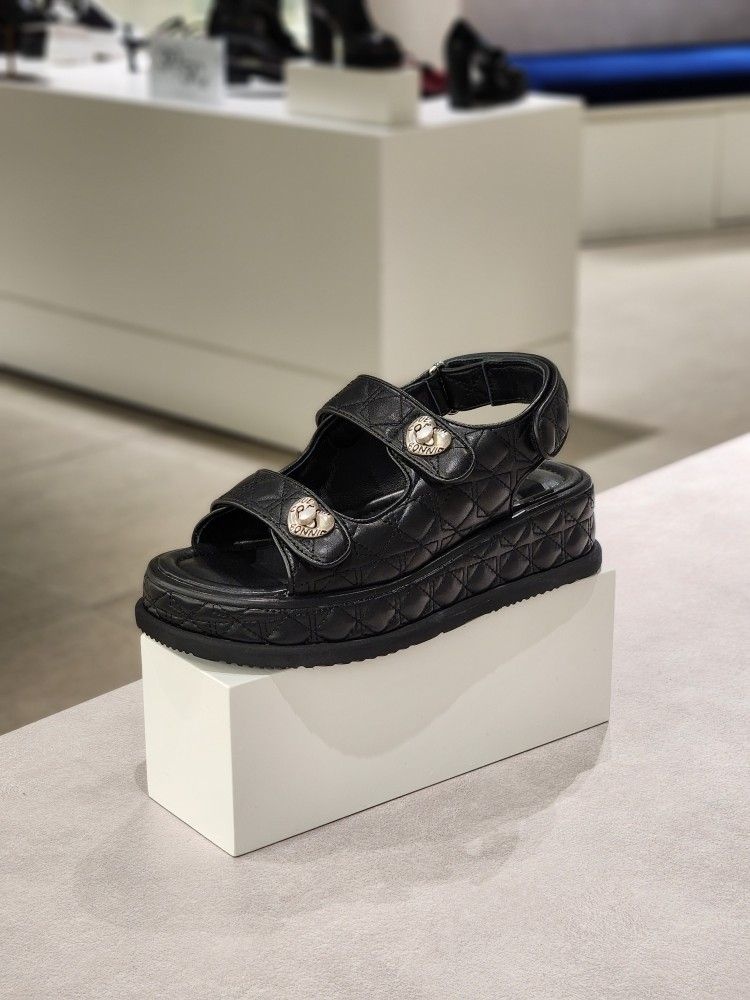 슈콤마보니 Cle sandal black _DG2AM24015BLK/DW2AM25001BLK 5CM_이미지