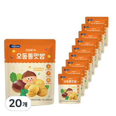 베베쿡 오동통통맛밤 50g (20개)_이미지