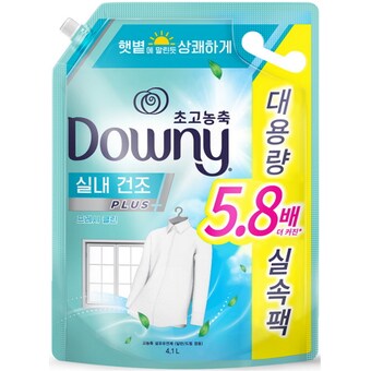 <b>다우니</b> 실내건조 프레시클린 리필 4.1L