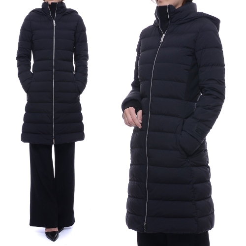 버버리 여성 후디드 푸퍼 코트 롱패딩 8018557_BLACK_19F_이미지
