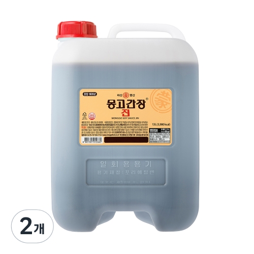 몽고식품 마산 몽고 진간장 13L (2개)