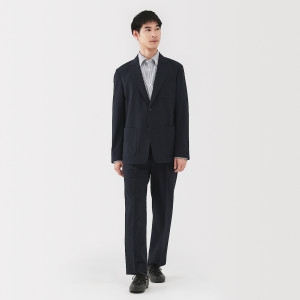 무인양품 남성 발수 스트레치 윈 턱 팬츠 AE10FA5A