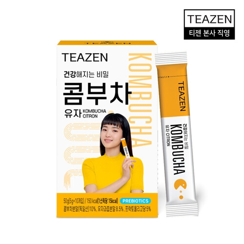 티젠  콤부차 유자 10개입