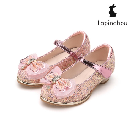 트래드후스 라팡슈 오헬리 글리터 버터플라이 메리제인 핑크 LPHMK1K1FL 키즈_이미지