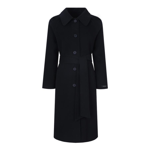 신원 베스띠벨리 NC08 울혼방 벨티드 롱코트 BDHRX2637 와인 66