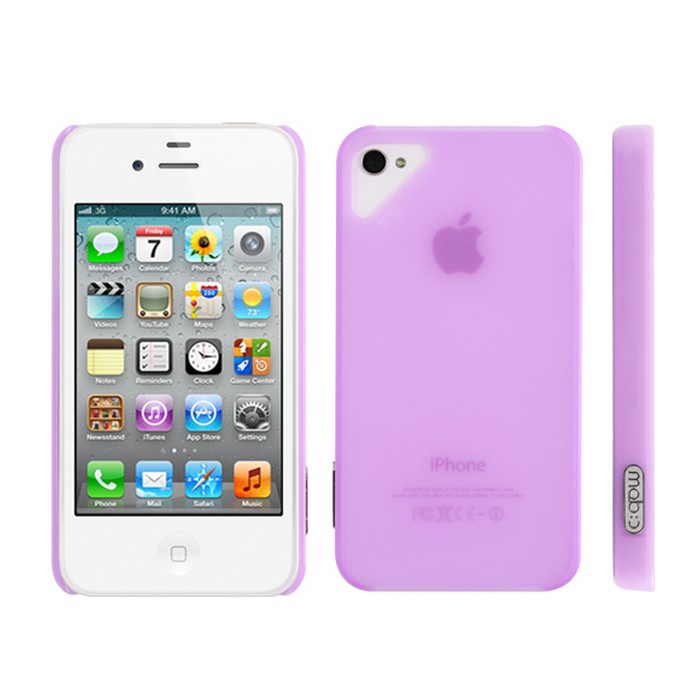 중앙티앤씨 아이폰4 몹씨 SKINNY 슬림 하드 케이스 라벤더퍼플 (아이폰4/4S)