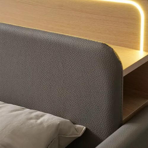 인홈 피앙세 LED 저상형 가드형A 패밀리침대 SS+Q (매트별도)_이미지