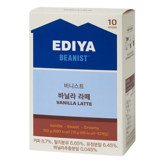 이디야 비니스트 바닐라 라떼 10T (6개)