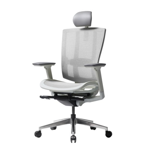 듀오백 브라보 BR-200MW 알루미늄베이스 메쉬 컴퓨터 책상 의자