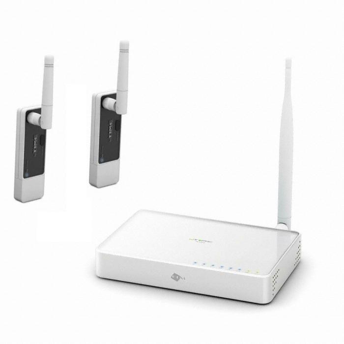 EFM ipTIME N104 공유기 패키지 (+ N100UA USB 2.0 무선랜카드 (2개))_이미지