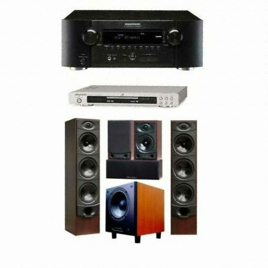 와피데일 XR-5000 5.1채널 + 마란츠 AV리시버 (SR4003, DV6001, WH-210)_이미지