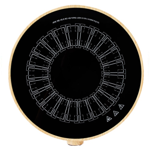 마마로리빙 우드 원형 미니 인덕션