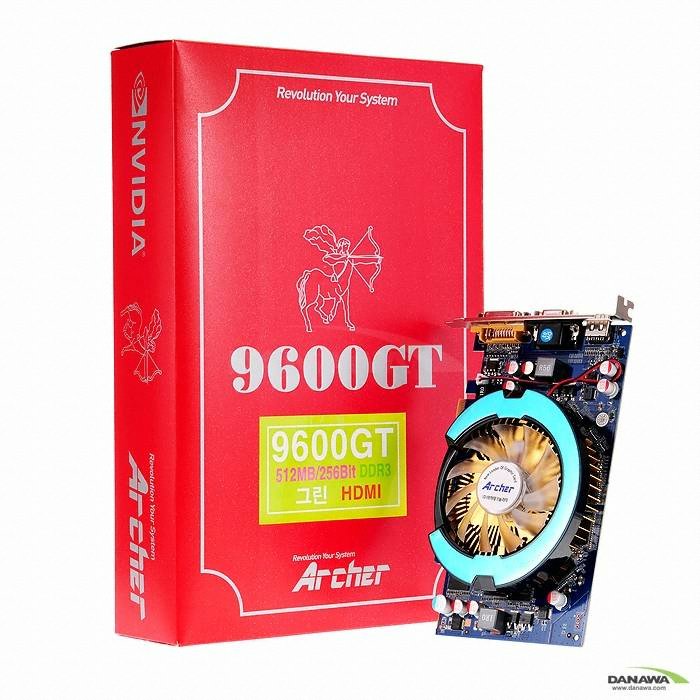 Archer 지포스 9600GT 그린 HDMI 512MB_이미지