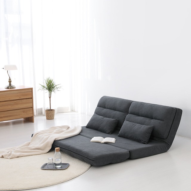 마켓비 AMBO 좌식 패브릭 소파베드 3인용