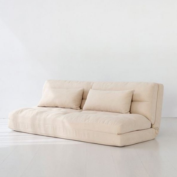 마켓비 AMBO 좌식 패브릭 소파베드 3인용_이미지