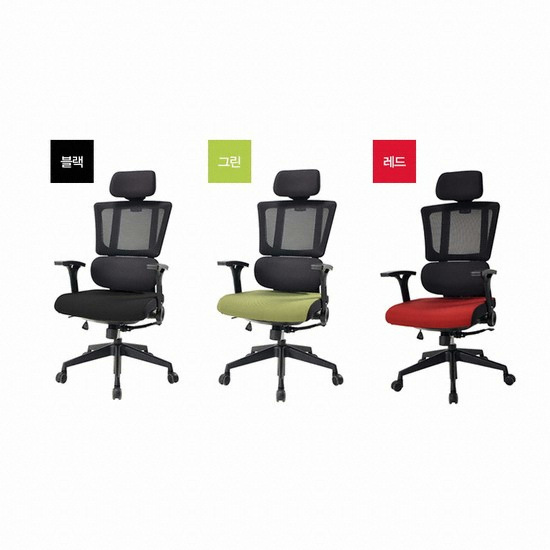 동서가구 시네이도 헤드레스트형 메쉬의자_이미지