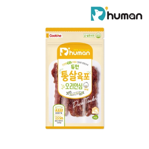 듀먼  통살육포 오리안심 50g 1팩