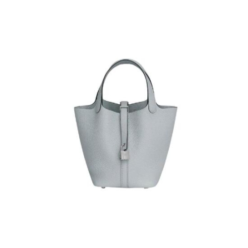 에르메스 피코탄 락 18 백 클레망스 팔라듐 하드웨어 블루 빨 H056289CK08