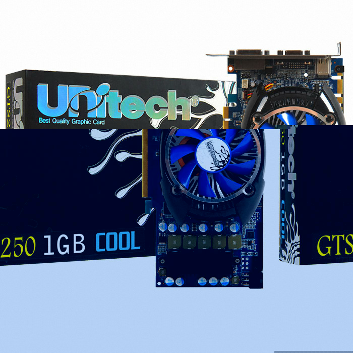 유니텍전자 지포스 GTS250 1GB COOL_이미지