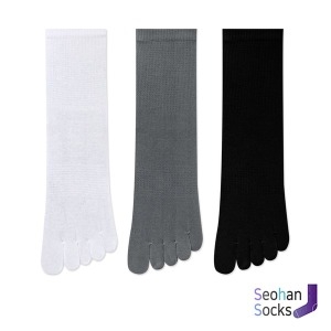 장목 단색 발가락 양말 10족