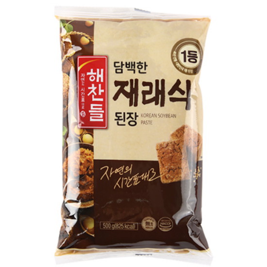 해찬들 맛있는 재래식 된장 500g (5개)_이미지