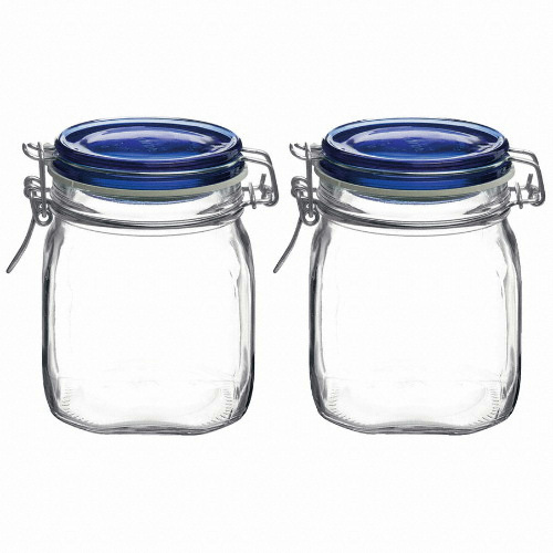 보르미올리 이태리산 피도 유리 사각밀폐병 750ml (1개)_이미지