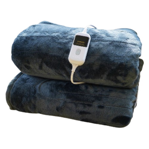 일월  온담 헤븐 카본 코지블루 온열담요 KM21M (2인용, 140x160cm)