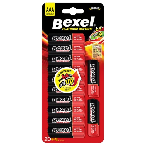 벡셀 알카라인 건전지 AAA (24개)_이미지