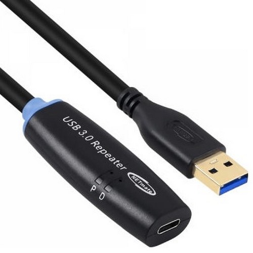 강원전자 NETmate USB3.0 리피터케이블 CBL-302AMCF-5P (5m)_이미지