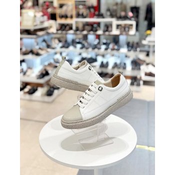 파격할인 경량 배색가죽 4cm스니커즈 Y24P005C