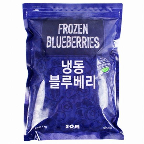 솜인터내셔널 딜라잇가든 냉동 블루베리 1kg (1개)