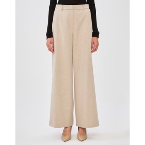 베이지 멜란지 울캐시미어혼방 와이드핏 슬 JSPA4D420I4_이미지