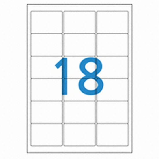 올바른라벨 흰색 라벨 AL318 (25매)_이미지