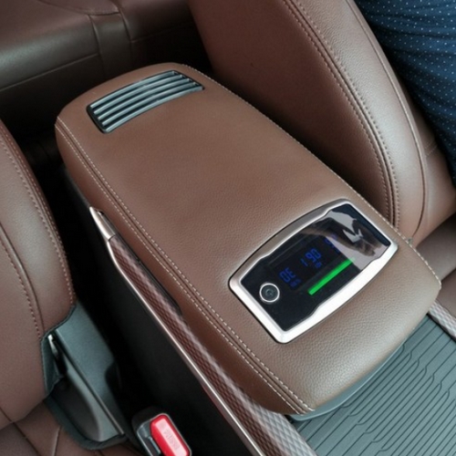 에어포인트 지에어 QM6 전용 순정매립형 암레스트 공기청정기_이미지