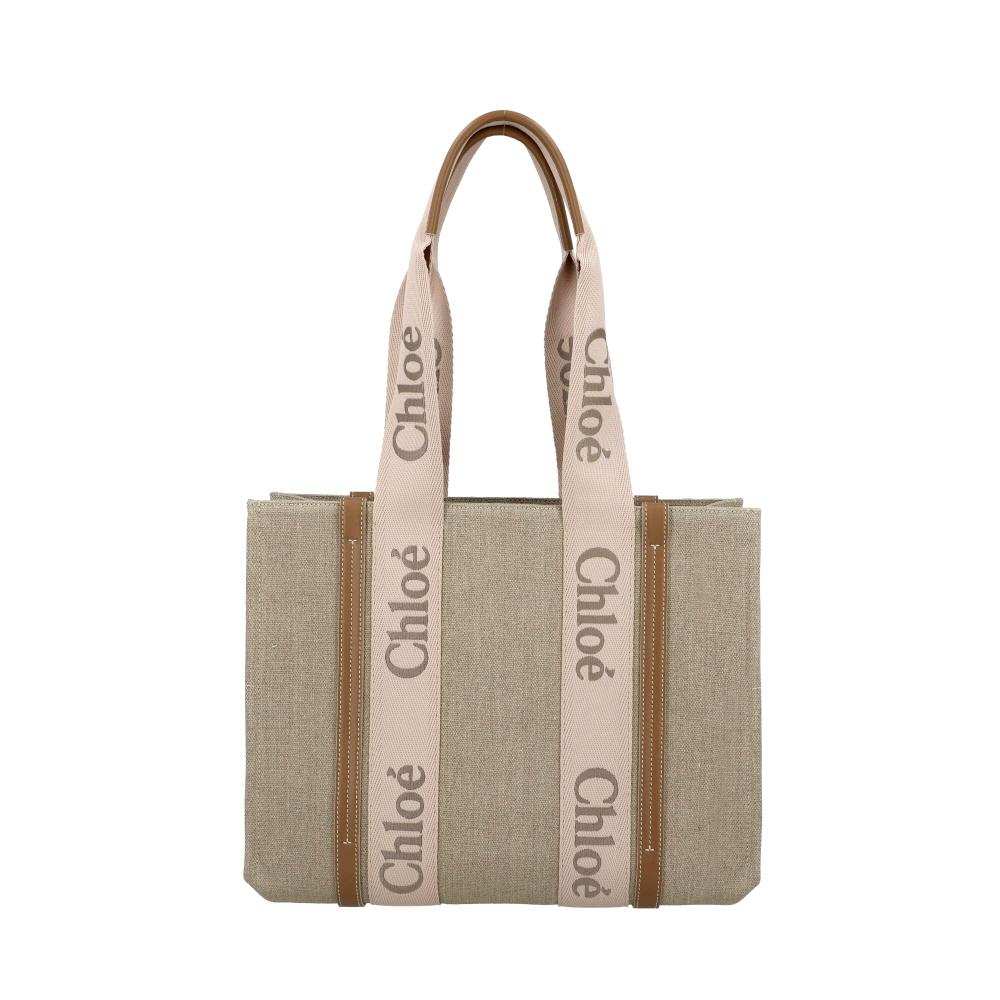 끌로에 여성 우디 미디엄 토트 백 CHC23 383L17 20E /7