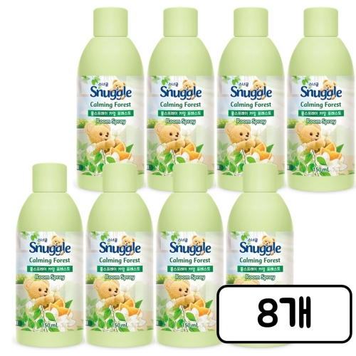 스너글 룸스프레이 카밍 포레스트 리필 150ml (8개)_이미지