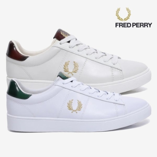 프레드페리 남여공용 FRED PERRY 뉴 스펜서 레더 탭 가죽 스니커즈 2종 SFPU2212326