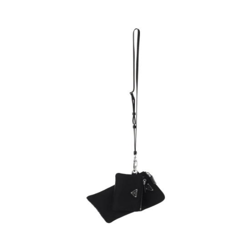 프라다 삼각로고 나일론 스트랩 폰 홀더백 액세서리 2TT0912DMI F0002 Black_이미지