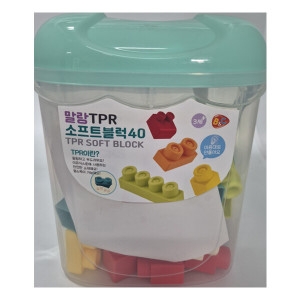 비앤씨 말랑TPR 소프트블럭40 037335_이미지