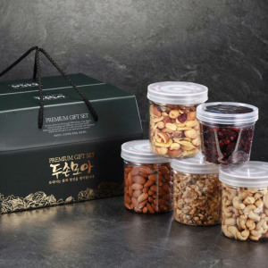 파란푸드 두손모아 견과류 5구 선물세트 6호 1.08kg (1개)_이미지