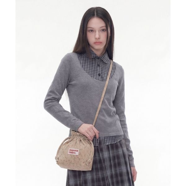 마스마룰즈 MASMARULEZ String cross bag_Pink flower5015293647 124523