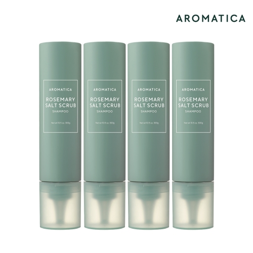 아로마티카 로즈마리 솔트 스크럽 샴푸 300g (4개)
