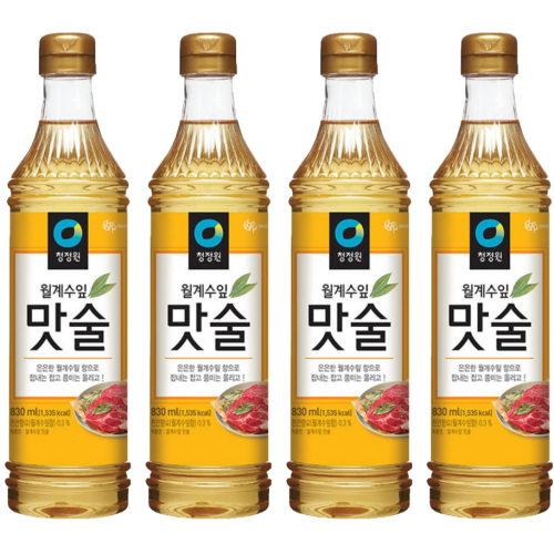 청정원 월계수잎 맛술 830ml (4개)_이미지