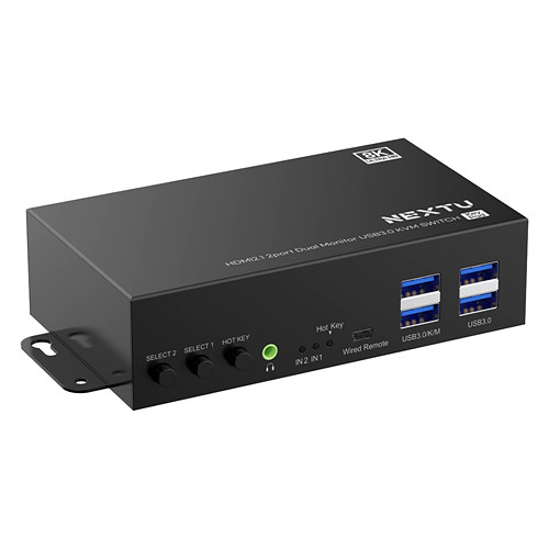 이지넷유비쿼터스 NEXTU 크이센 2포트 HDMI KVM 스위치_이미지