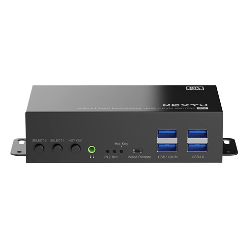 이지넷유비쿼터스 NEXTU 크이센 2포트 HDMI KVM 스위치_이미지