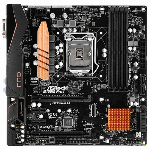 ASRock B150M PRO4 에즈윈 + 인텔 코어i5-6세대 6600 패키지 (정품)_이미지