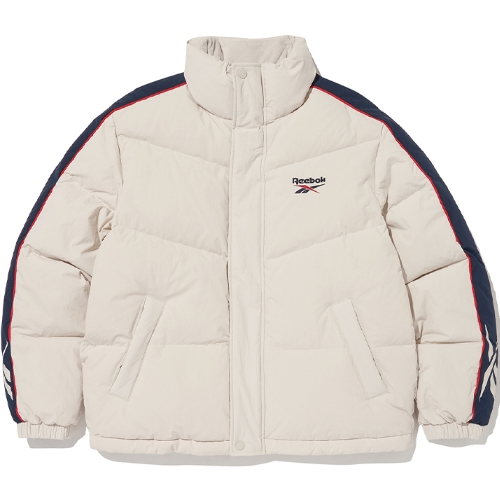 클래식 벡터 패널드 다운 자켓 REJU4FD54I4