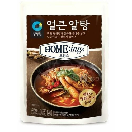 대상 청정원 호밍스 얼큰알탕 450g (4개)_이미지