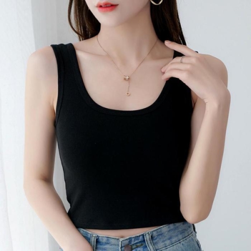 오노마 ONM 여성 스타일 슬림 크롭탑 나시 해수욕장 16464208